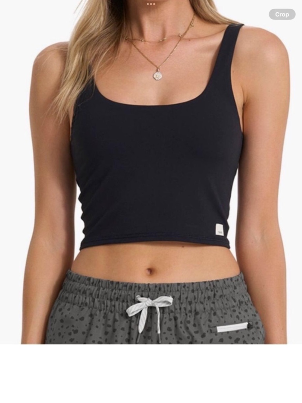 Vuori Daily Crop Tank NWOT Size:L